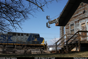 CSX 39 West at CP Yowell